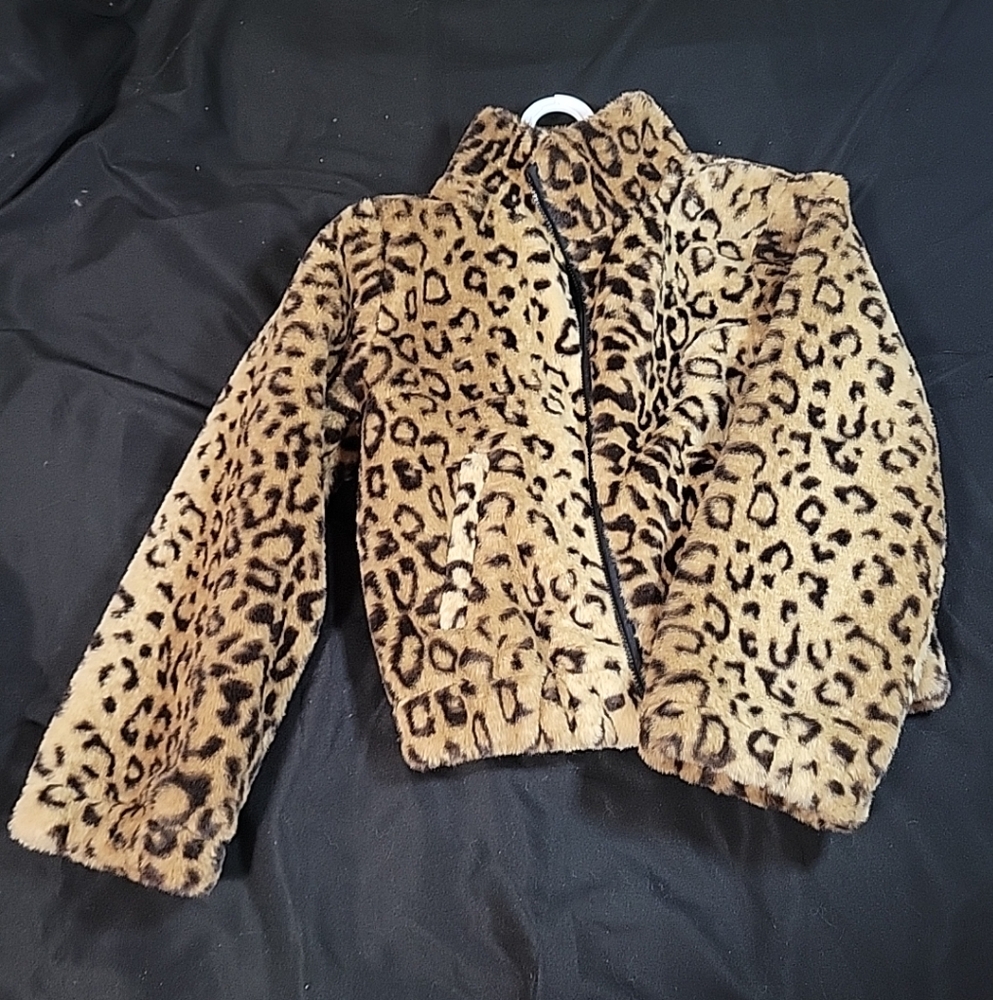 Leopard Print Kids Jacket